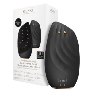 L Cepillo Facial Térmico Sónico 8 en 1 Negro